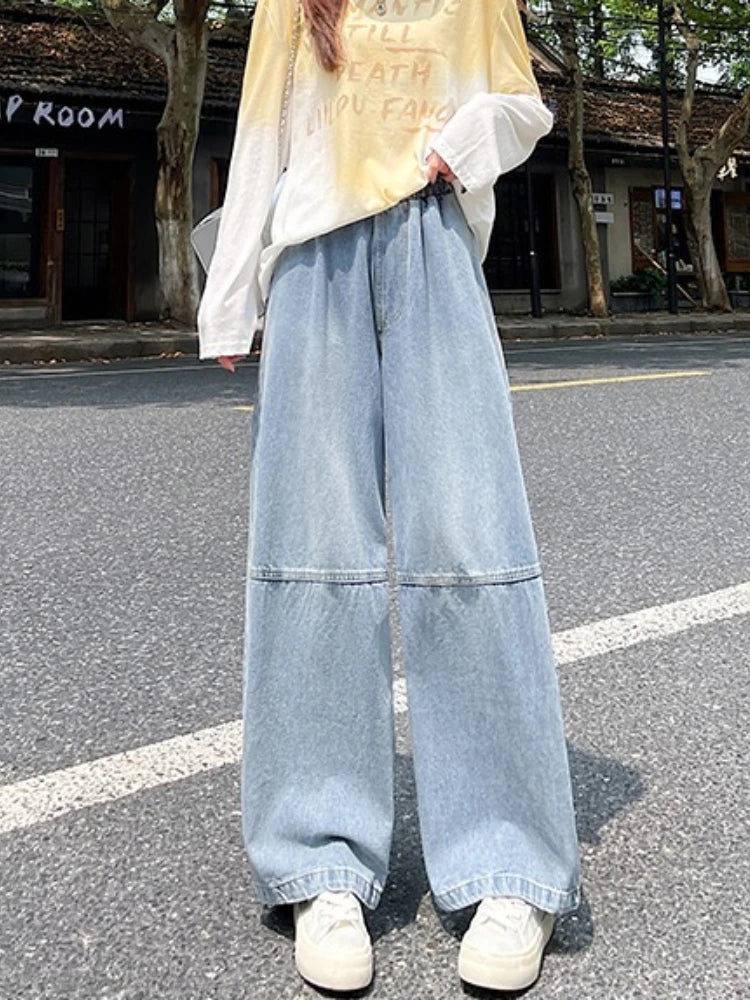 2026 Spring Summer Women Jeans Cross Pants Petite Friendly Loose Narrow Version Curved Sickle Jeans High Waist Casual Trousers